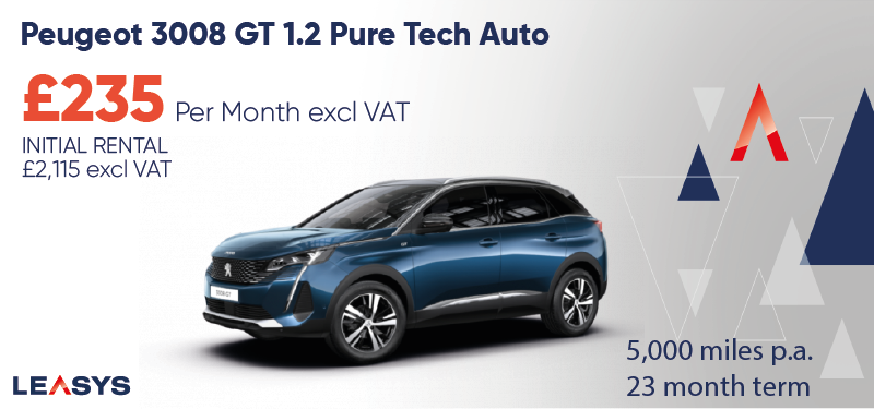 PEUGEOT 3008 1.2 PureTech GT 5dr EAT8 PEUGEOT 3008 1.2 PureTech GT 5dr EAT8